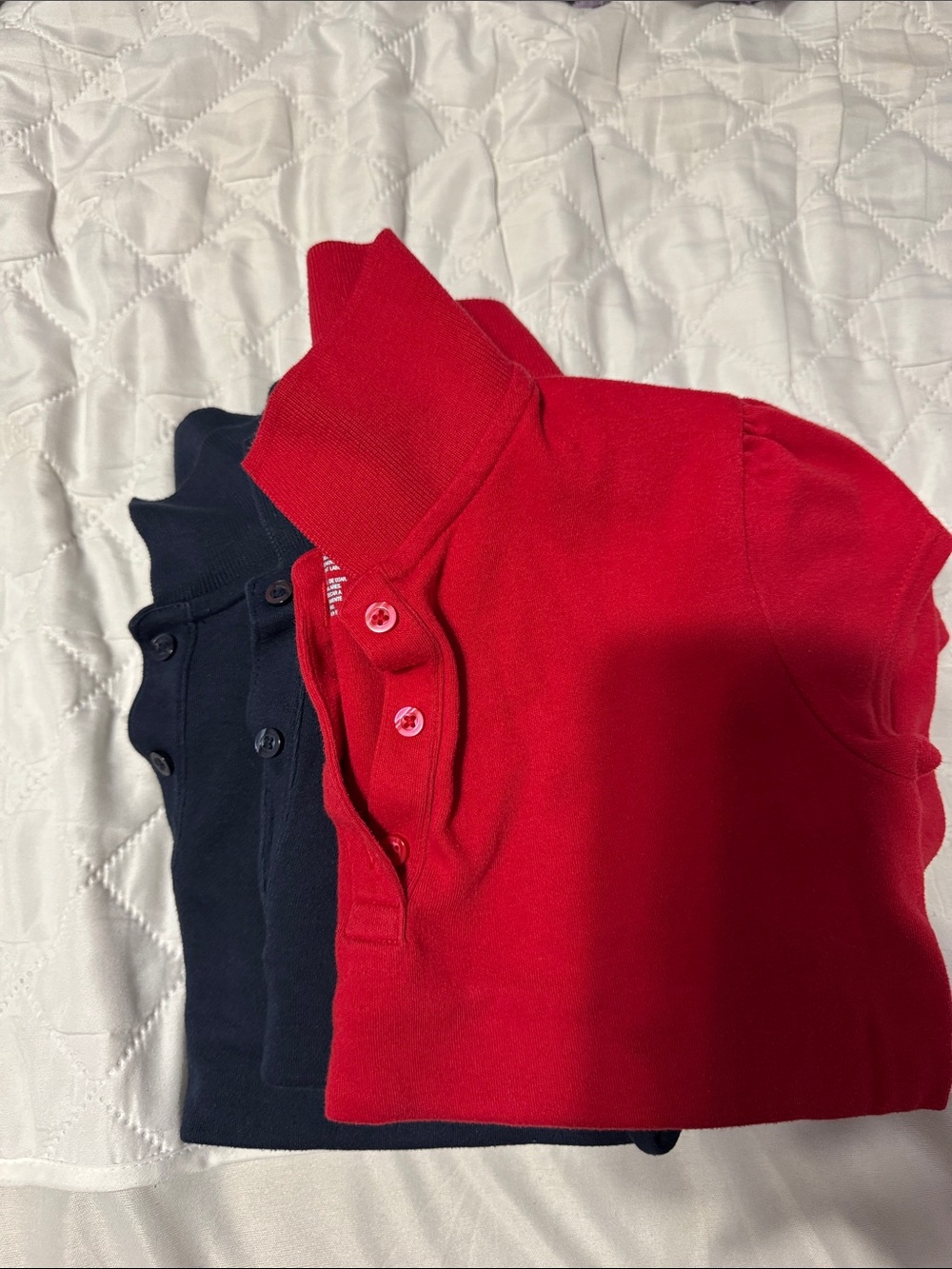 Cat & Jack Polo Shirt Set - Red and Navy